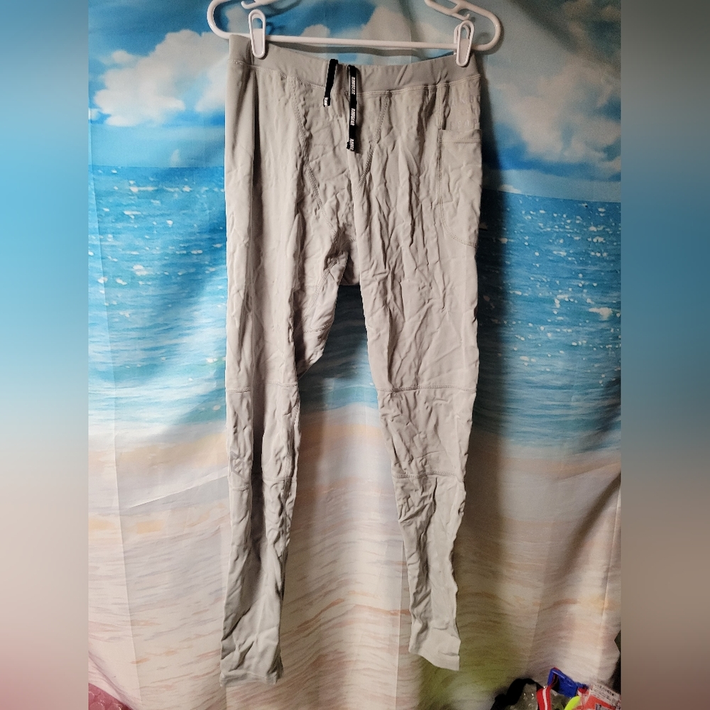 RawGear NWT Men's Compression‎ Jogger Leggings Shark Grey Size XL